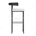 Bar Stool Chairs Metal frame with backrest counter chair Manufactory